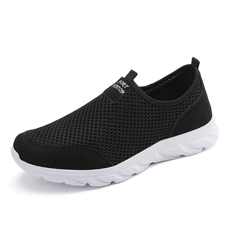 New Running Shoes for Men Breathable Sports Shoes Light Weight Fashion Summer Mesh Breathable Sneakers for Men Plus Size 38-47