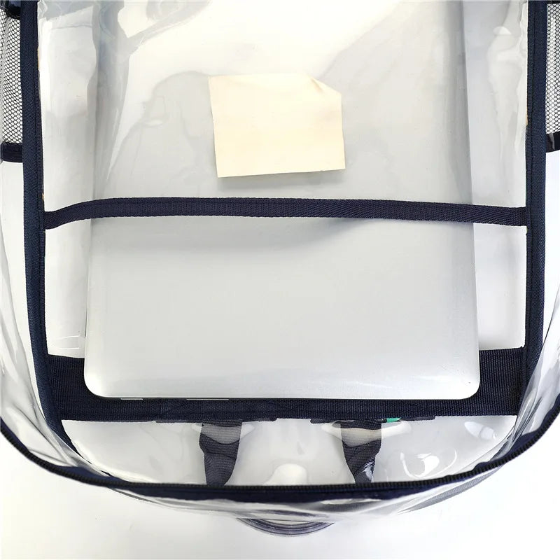 Women's Large Capacity Travel Backpack for Man Waterproof Casual eenagers College School Bag  Clear Backpack