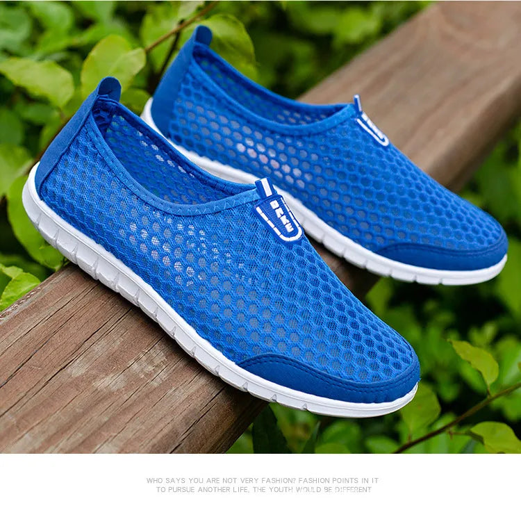 Men Shoes Casual Breathable Lightweight Sports Shoes for Men Outdoor Walking Tennis Sneakers Male Slip-on