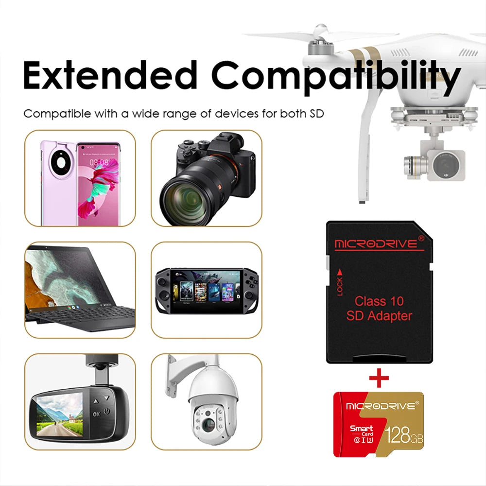 Class 10 memory card 4GB 8GB 16GB 32GB mini sd card 64GB 128G cartao de memoria mini TF Card For smartphone with gift