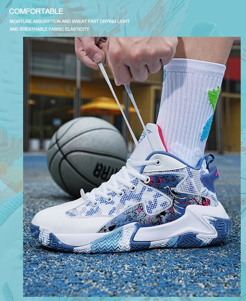 New Men Fashion Sports Shoes Basketball  Anti slip Breath Shoes Training comfort Athletic Sneakers Outdoor Walking Shoes Zapatos