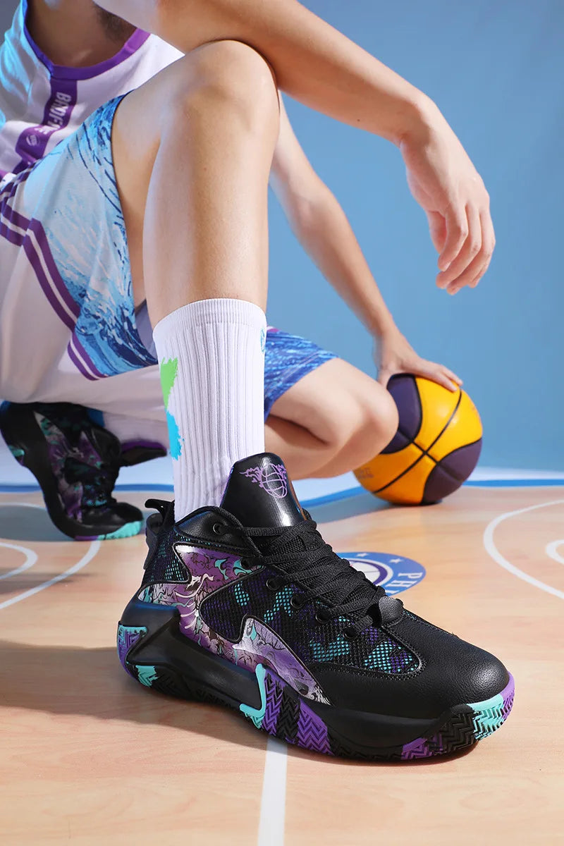 New Men Fashion Sports Shoes Basketball  Anti slip Breath Shoes Training comfort Athletic Sneakers Outdoor Walking Shoes Zapatos