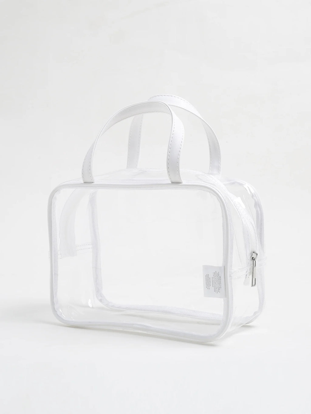3 In One Clear Backpack Set Heavy Duty Transparent Backpack See Through Backpacks  for School,Clear Lunch Bag and Pencil Case