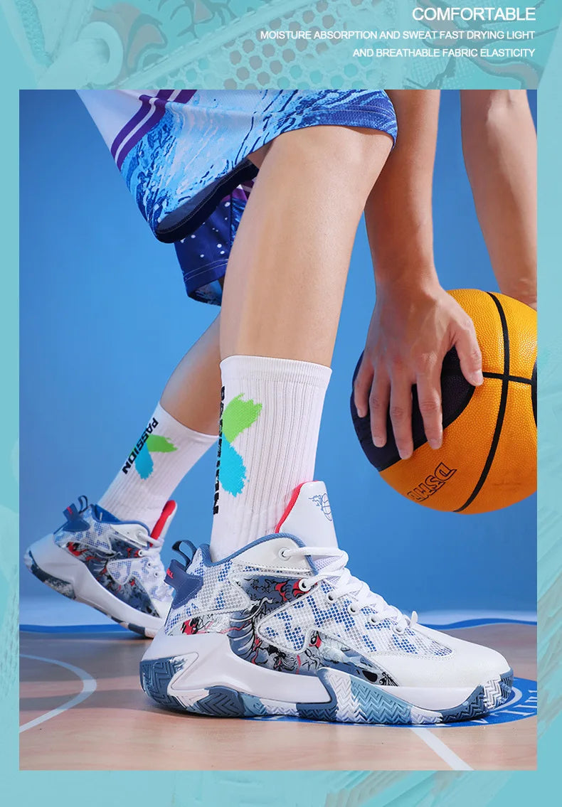 New Men Fashion Sports Shoes Basketball  Anti slip Breath Shoes Training comfort Athletic Sneakers Outdoor Walking Shoes Zapatos