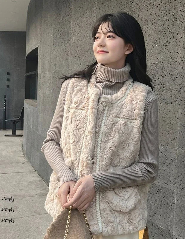 Clothes Fashion 2024 Women's Vests Solid Color Working Lightweight Warm Coats on Sale Lady Padded Cotton Giletes Casual Autumn