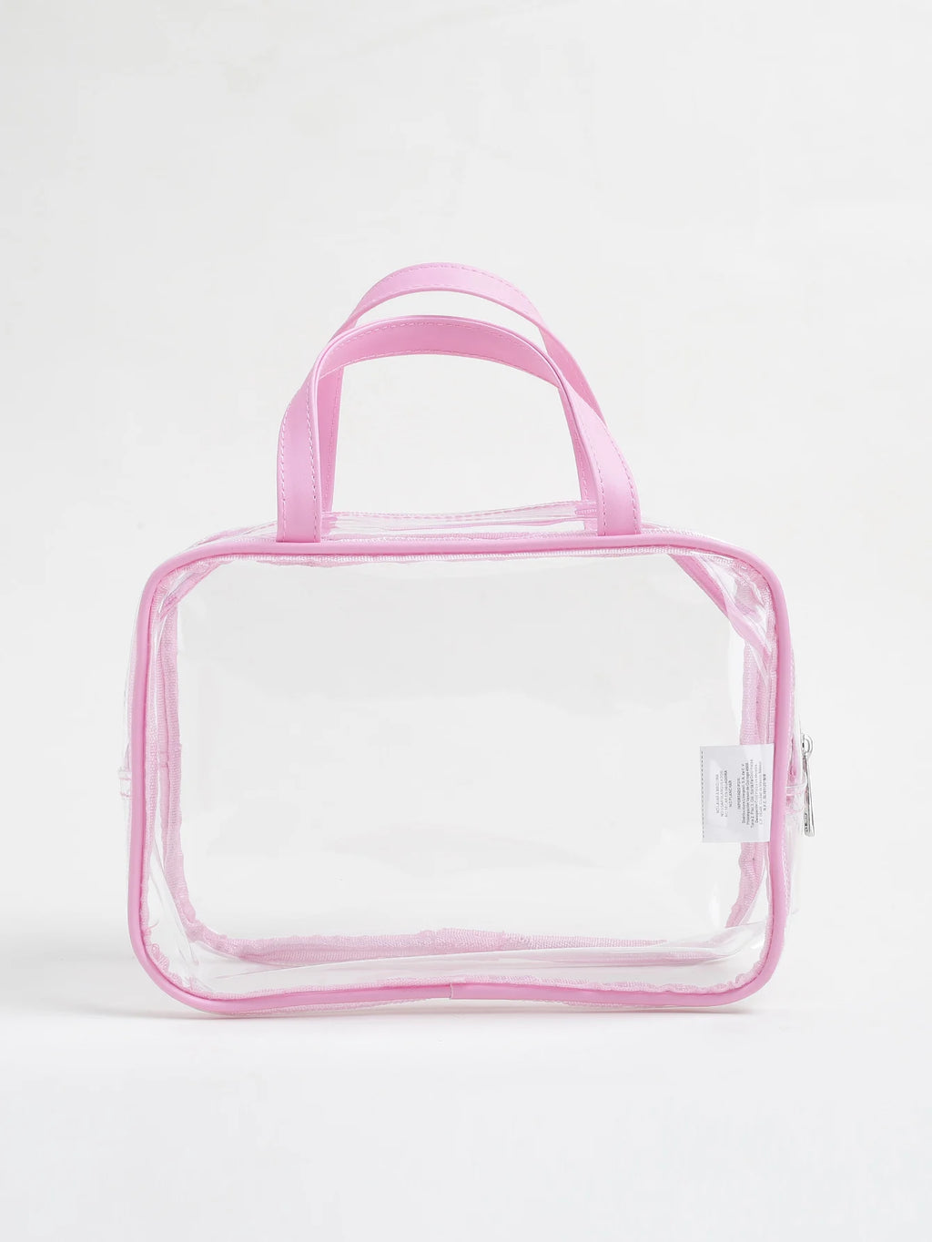 3 In One Clear Backpack Set Heavy Duty Transparent Backpack See Through Backpacks  for School,Clear Lunch Bag and Pencil Case