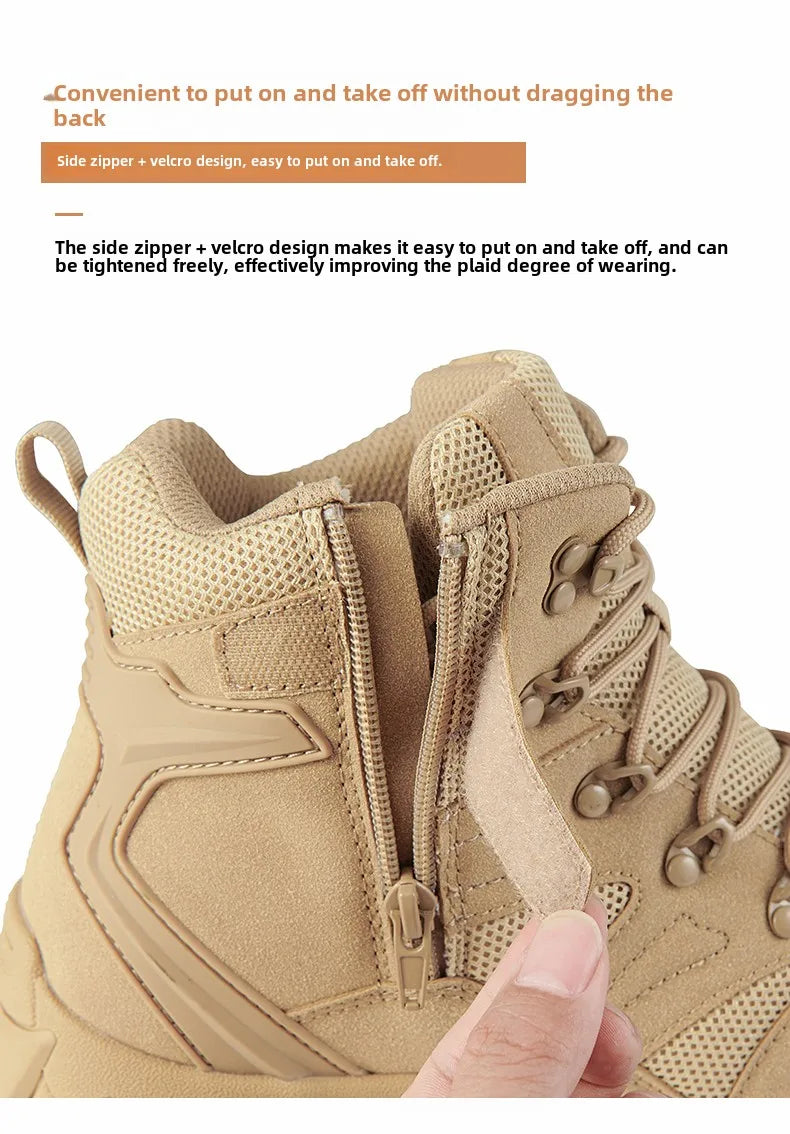 High Men´s Hiking Boots for Men Sneakers Deals Casual Male Shoes Sports and Leisure Outdoor Wear-resistant Non-slip Ankle Fabric