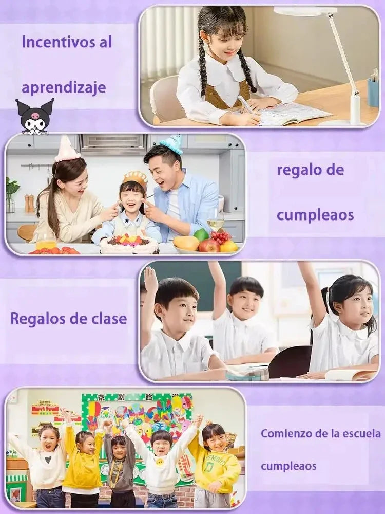 Sanrio 12PCS Kuromi Stationery Set Cinnamoroll My Melody Pencils Erasers Rulers Student School Supplies Study Stationery Gifts