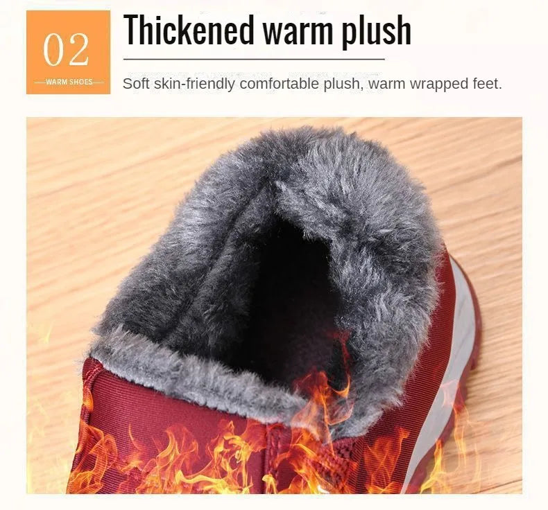 Men's Shoes Autumn Winter Casual Cotton Warm Wear Resistant Chunky Sole Affordable Free Shipping