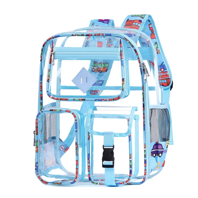 Women's Large Capacity Travel Backpack for Man Waterproof Casual eenagers College School Bag  Clear Backpack