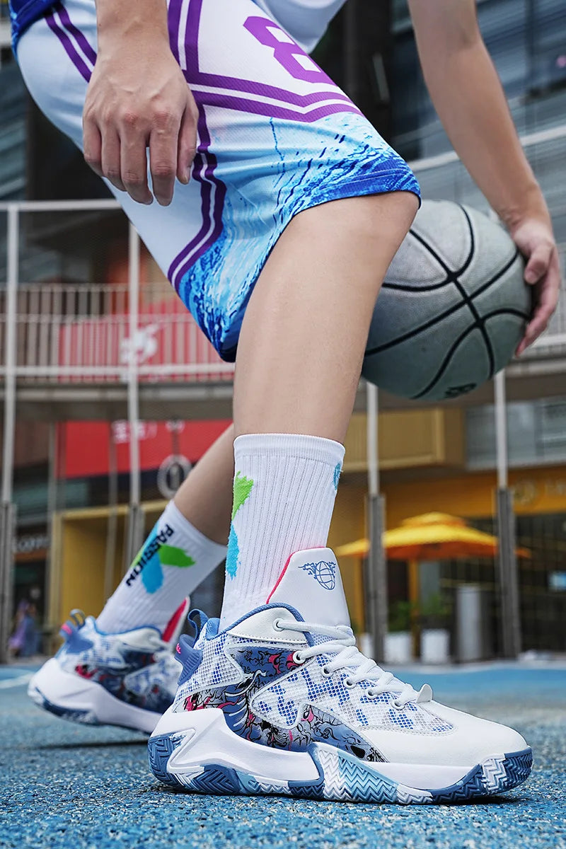 New Men Fashion Sports Shoes Basketball  Anti slip Breath Shoes Training comfort Athletic Sneakers Outdoor Walking Shoes Zapatos