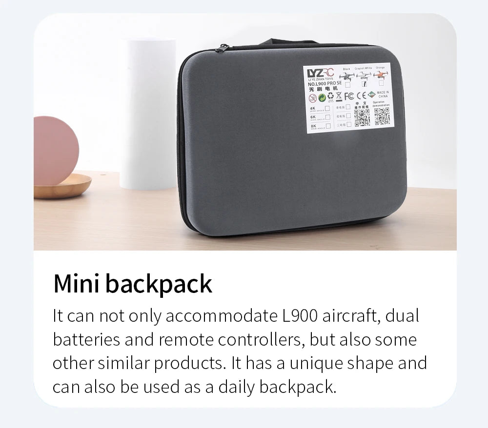 Drone L900 Pro 4K Professional 5G GPS HD Dual Camera Photography Brushless Foldable Quadcopter RC Distance 1.2KM Drones Toys