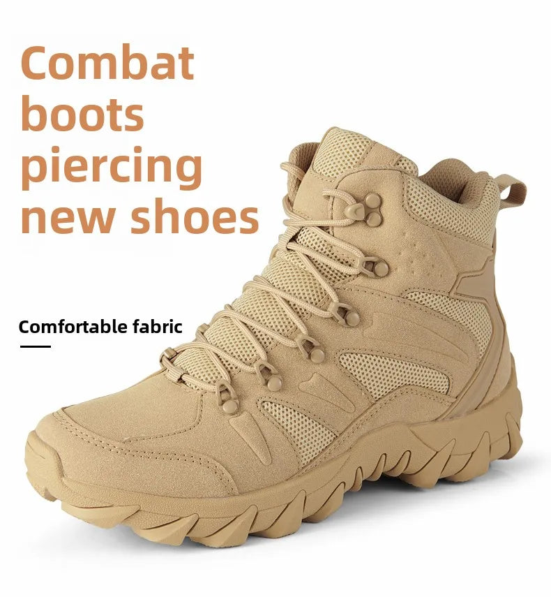 High Men´s Hiking Boots for Men Sneakers Deals Casual Male Shoes Sports and Leisure Outdoor Wear-resistant Non-slip Ankle Fabric