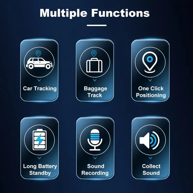 Micro Magnetic GPS Tracker, Vehicle Motorcycle Real-time Anti-theft Tracking Monitor, Personal Anti Loss Positioning Mini GPS