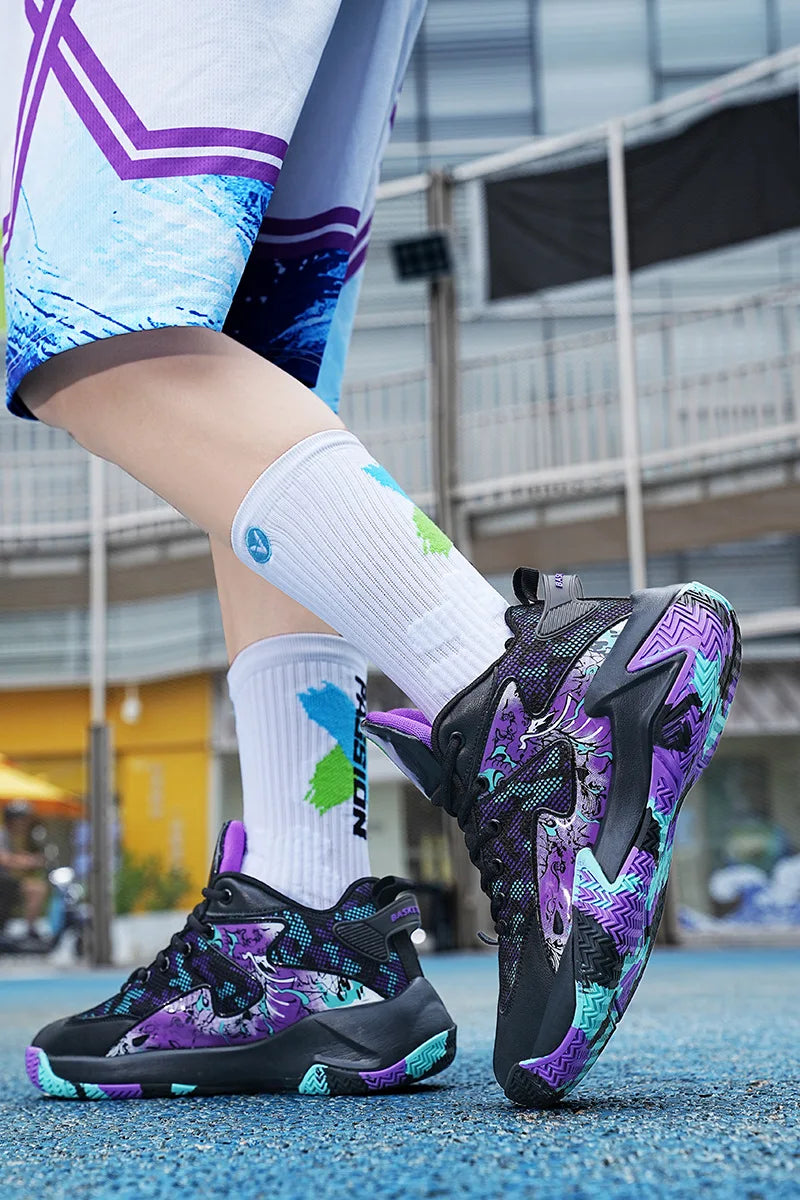 New Men Fashion Sports Shoes Basketball  Anti slip Breath Shoes Training comfort Athletic Sneakers Outdoor Walking Shoes Zapatos