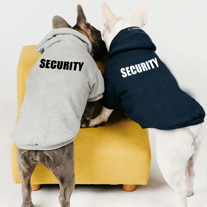 Dog clothes Pet clothes Popular fashion Hoodie Large, medium and small pet clothes Casual warm dog clothes security