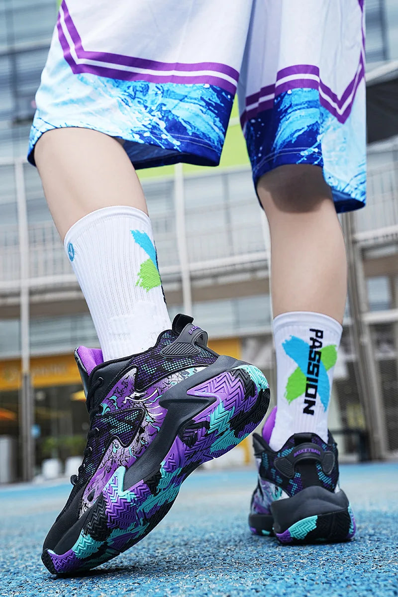 New Men Fashion Sports Shoes Basketball  Anti slip Breath Shoes Training comfort Athletic Sneakers Outdoor Walking Shoes Zapatos