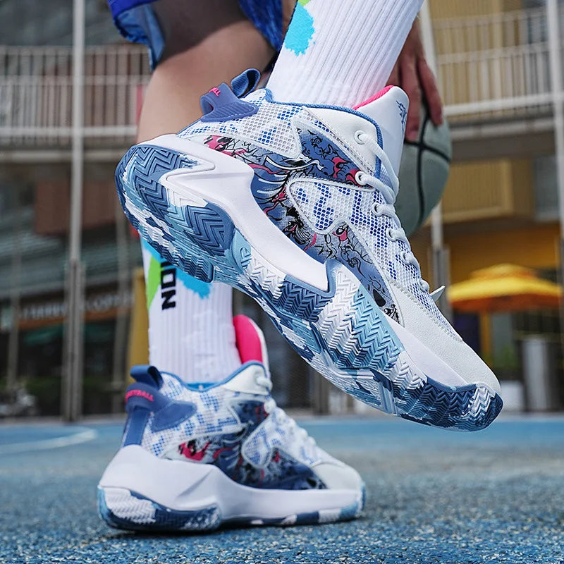 New Men Fashion Sports Shoes Basketball  Anti slip Breath Shoes Training comfort Athletic Sneakers Outdoor Walking Shoes Zapatos