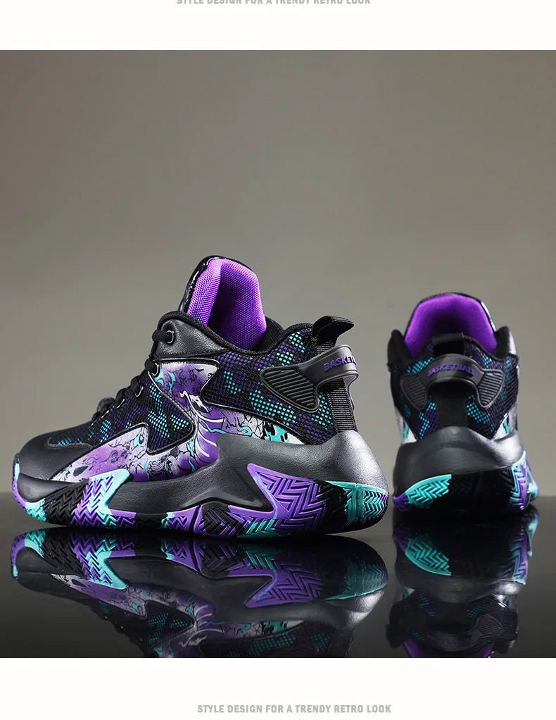 New Men Fashion Sports Shoes Basketball  Anti slip Breath Shoes Training comfort Athletic Sneakers Outdoor Walking Shoes Zapatos