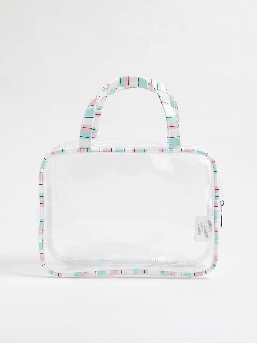 3 In One Clear Backpack Set Heavy Duty Transparent Backpack See Through Backpacks  for School,Clear Lunch Bag and Pencil Case