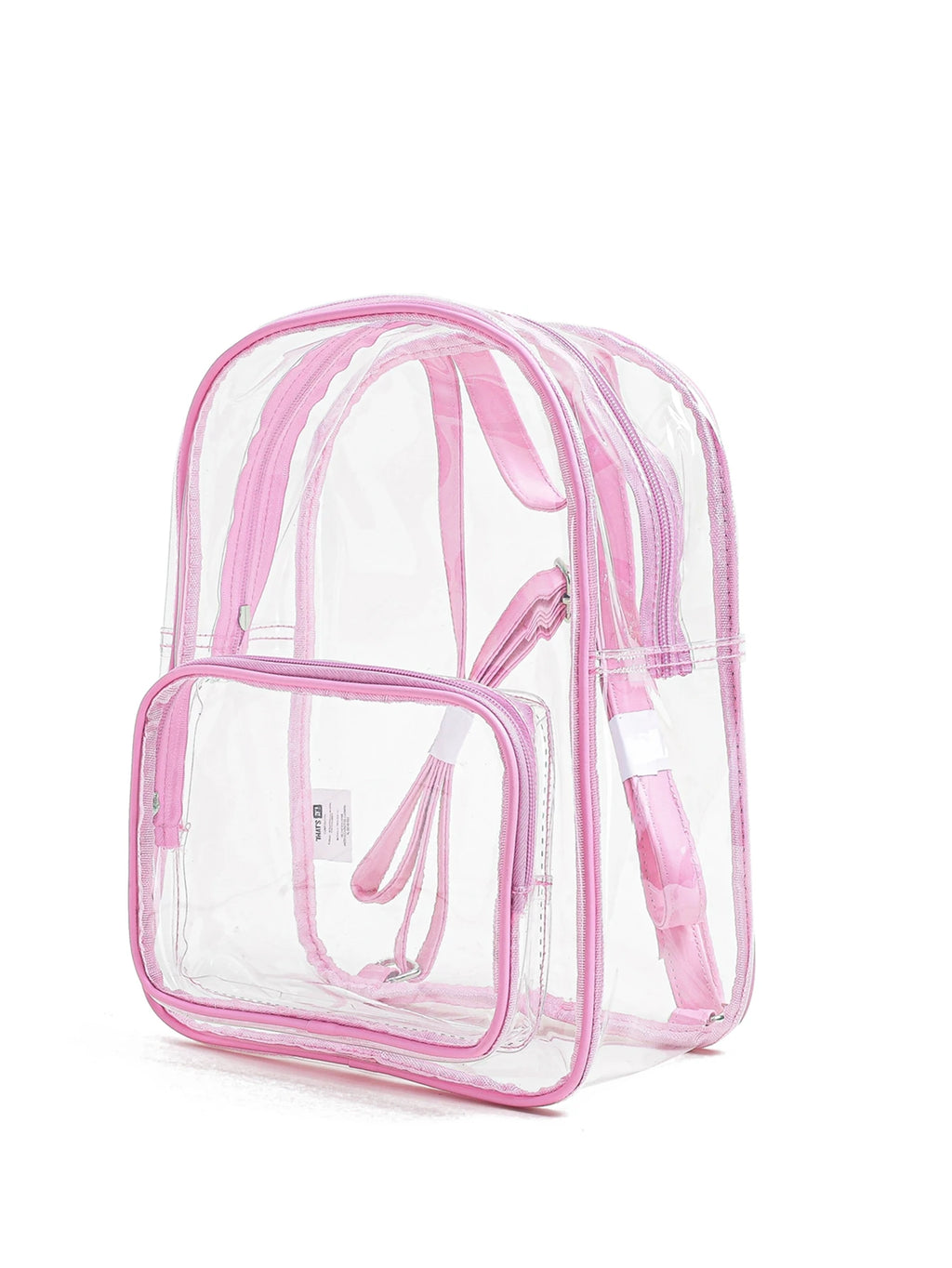 3 In One Clear Backpack Set Heavy Duty Transparent Backpack See Through Backpacks  for School,Clear Lunch Bag and Pencil Case