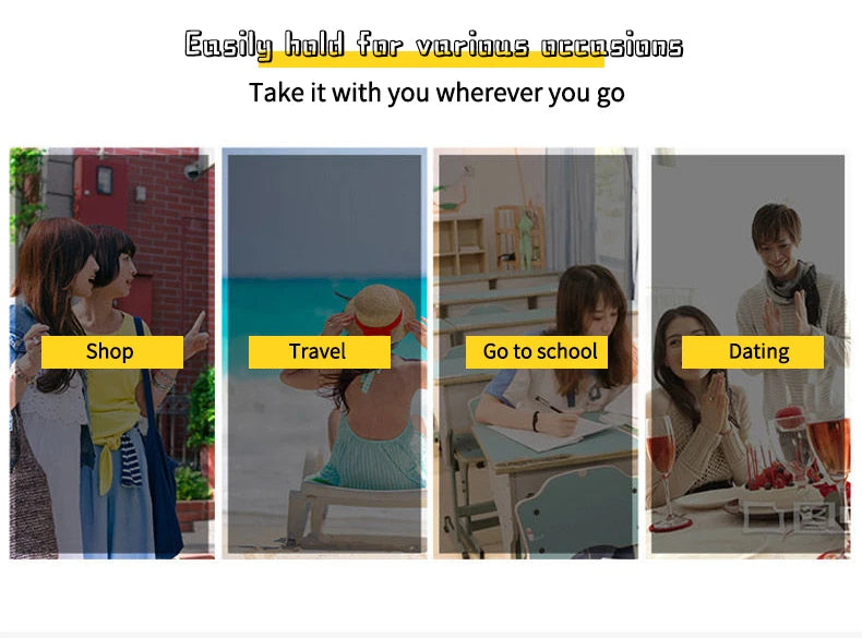 TINTAT Fashion Clear Women Backpack Transparent Mini Cute Backpack Travel School Backpack Student Bag For Girls Child Mochila