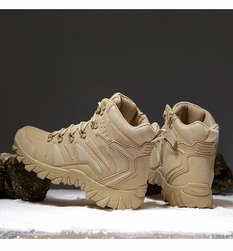 High Men´s Hiking Boots for Men Sneakers Deals Casual Male Shoes Sports and Leisure Outdoor Wear-resistant Non-slip Ankle Fabric