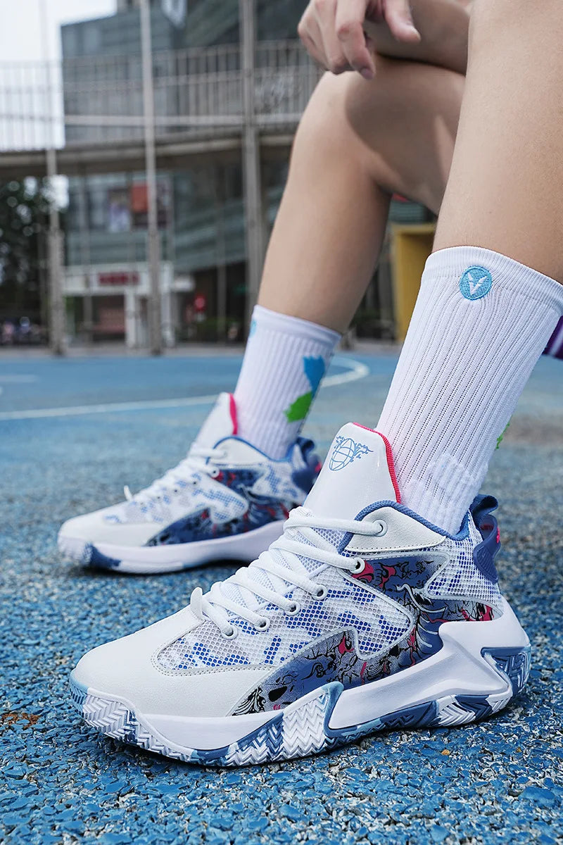 New Men Fashion Sports Shoes Basketball  Anti slip Breath Shoes Training comfort Athletic Sneakers Outdoor Walking Shoes Zapatos