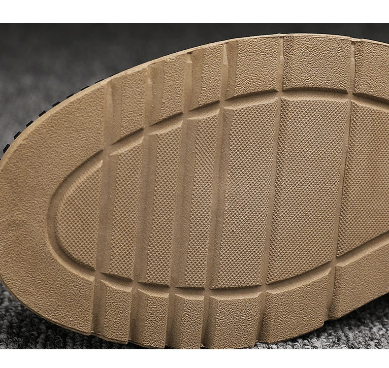 Men Shoes Trend Men Sneakers Suede Leather Slip on Men Loafers 2025 New Comfortable Platform Working Shoes Zapatillas Informales