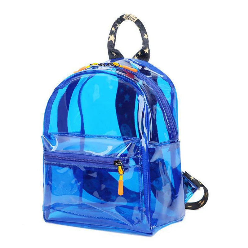 TINTAT Fashion Clear Women Backpack Transparent Mini Cute Backpack Travel School Backpack Student Bag For Girls Child Mochila