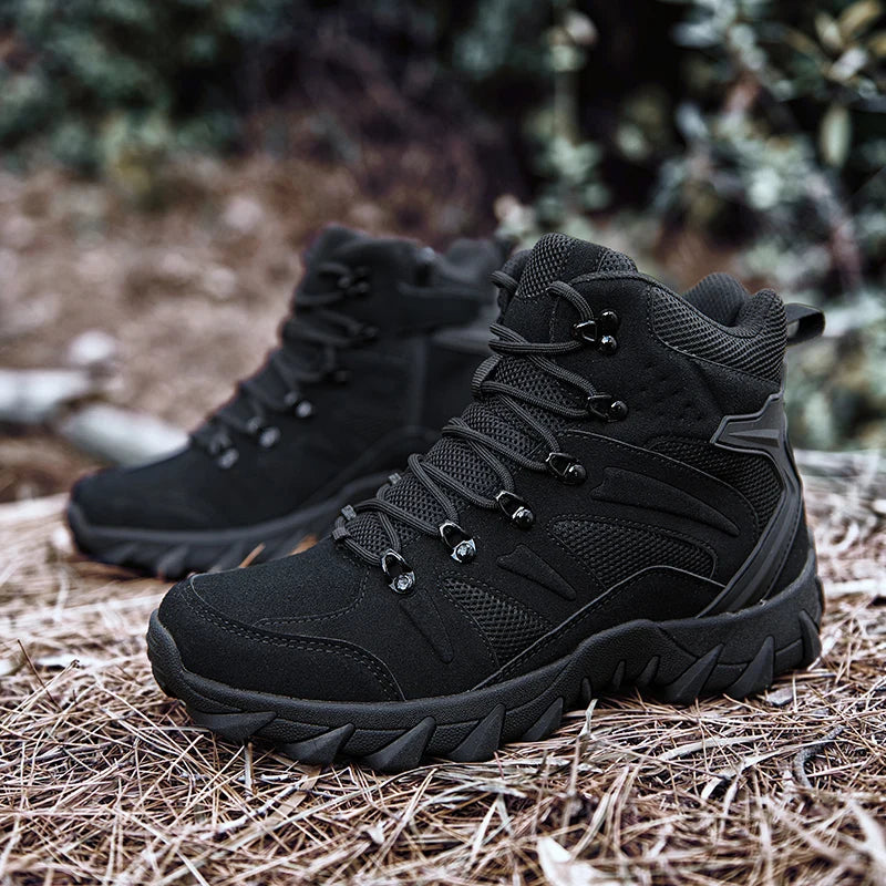 High Men´s Hiking Boots for Men Sneakers Deals Casual Male Shoes Sports and Leisure Outdoor Wear-resistant Non-slip Ankle Fabric