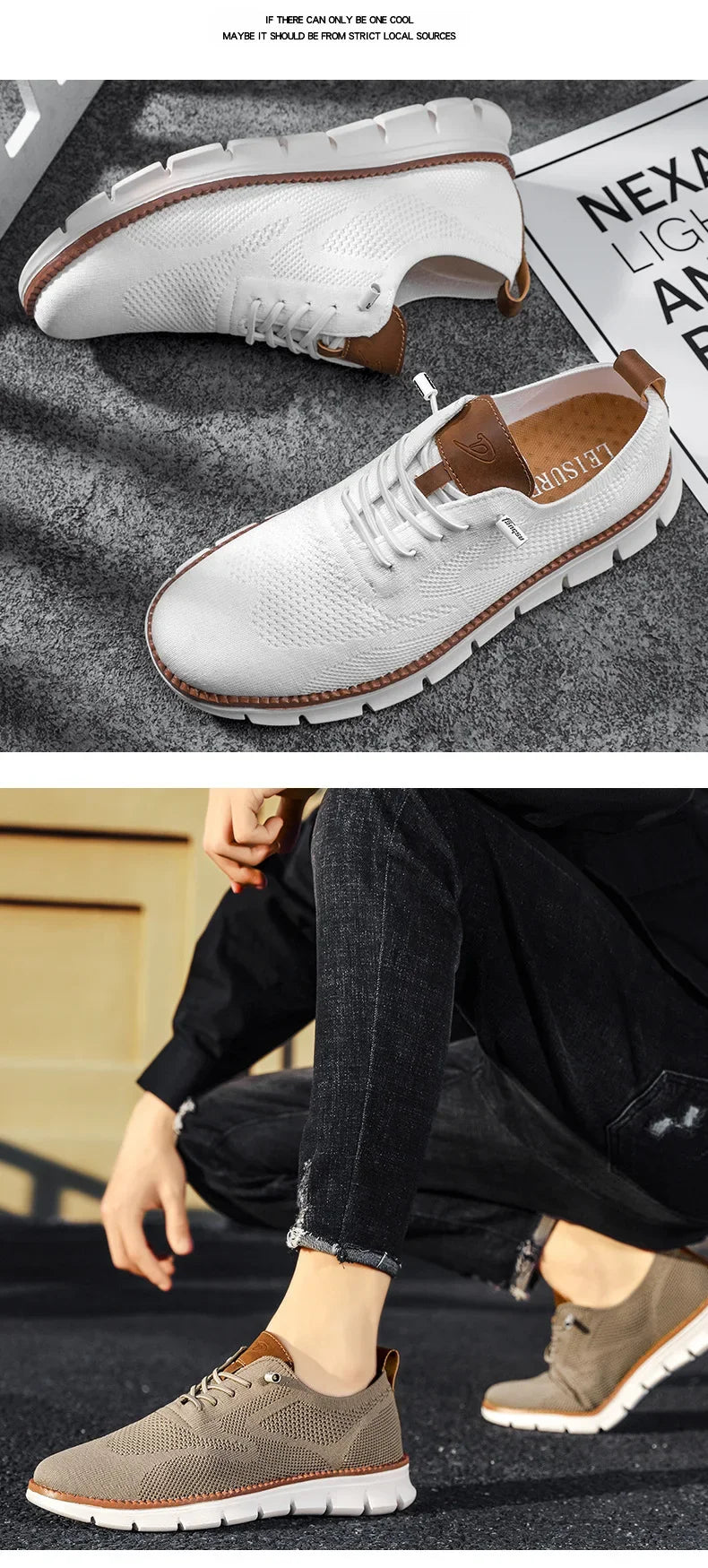 New Running Shoes for Men Breathable Sports Shoes Light Weight Fashion Summer Breathable Sneakers for Men Plus Size 39-48