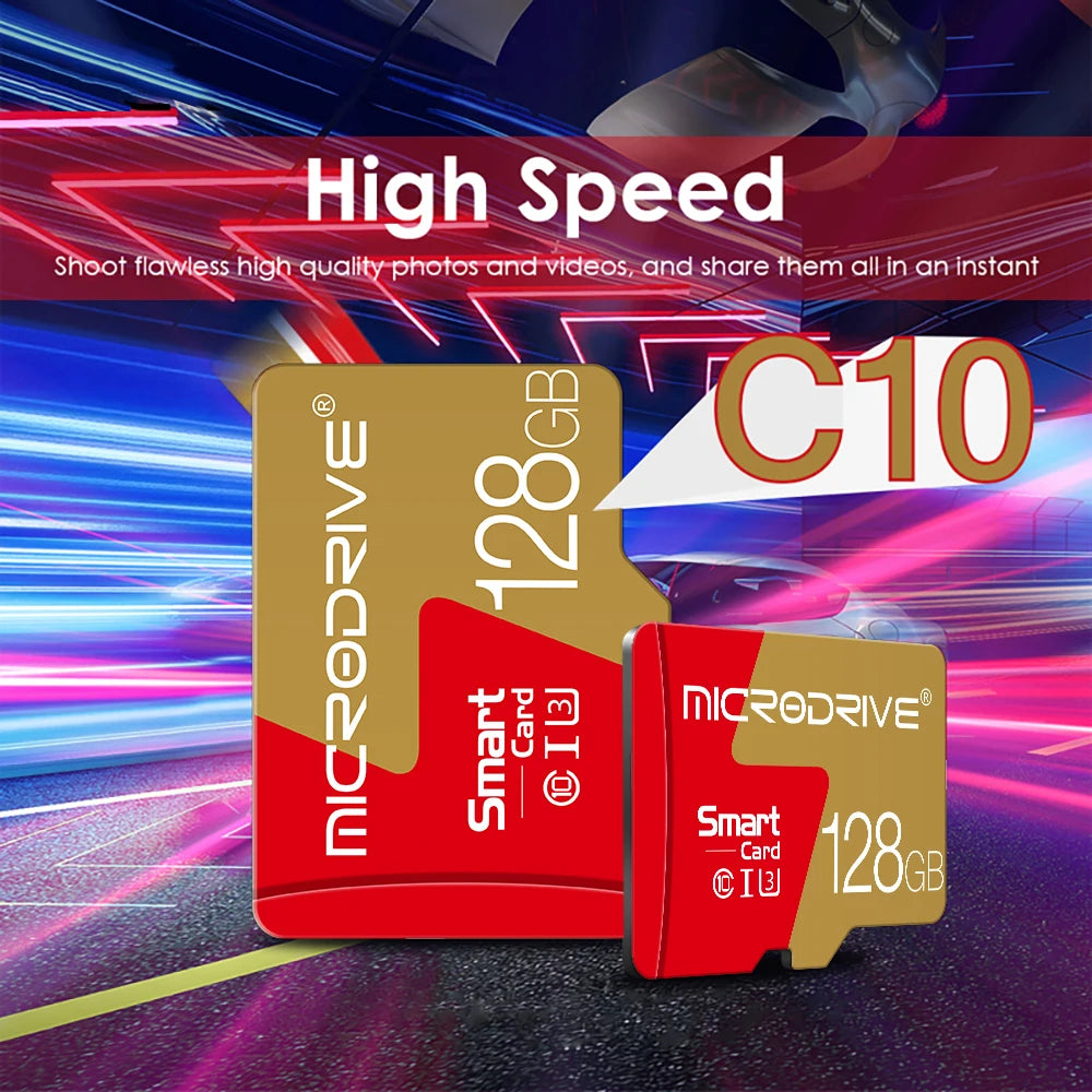 Class 10 memory card 4GB 8GB 16GB 32GB mini sd card 64GB 128G cartao de memoria mini TF Card For smartphone with gift